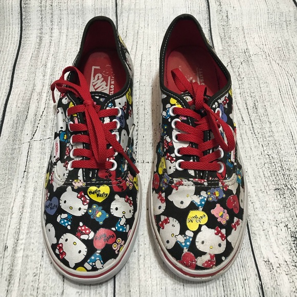 Vans Shoes - Vans Hello Kitty Lace Up Sneakers Size Women’s 7